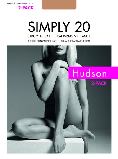 Klassische glatte Feinstrumpfhose Simply 20 von Hudson Klassische glatte Feinstrumpfhose Simply 20 von Hudson