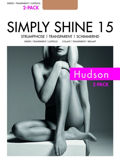 Transparente, schimmernde Feinstrumpfhose Simply Shine 15 von Hudson, teint, Gr. XL Transparente, schimmernde Feinstrumpfhose Simply Shine 15 von Hudson, teint, Gr. XL