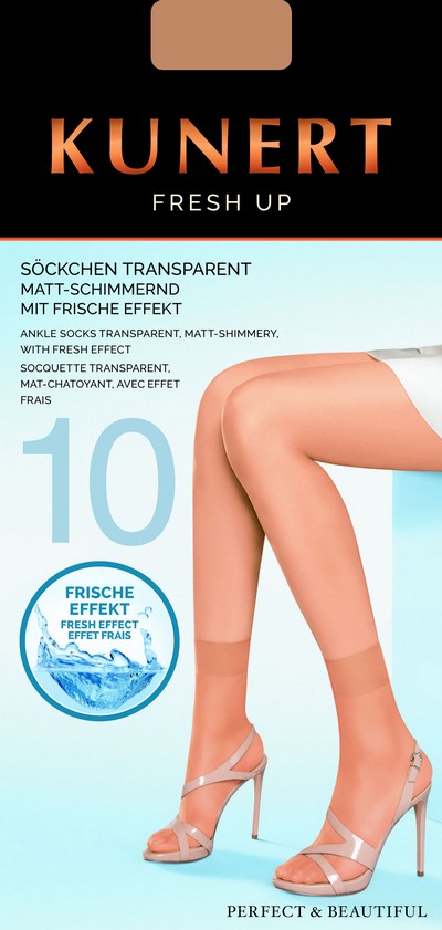 Hauchdünne Feinsöckchen Fresh up 10 von KUNERT Hauchdünne Feinsöckchen Fresh up 10 von KUNERT