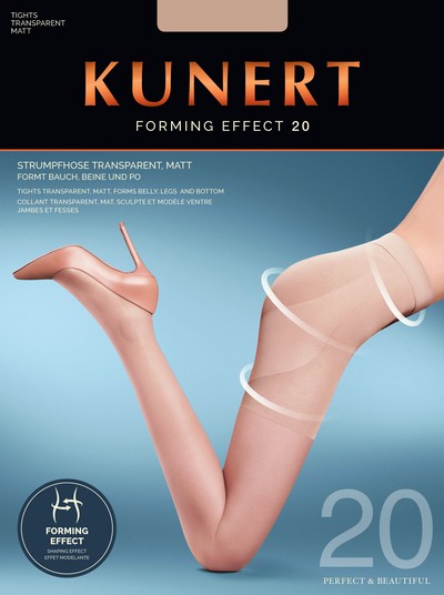 Glatte figurformende Feinstrumpfhose Forming Effect 20 von Kunert, cashmere, Gr. L