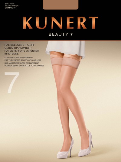 Ultraleichte halterlose Strmpfe im Nude-Look Beauty 7 von Kunert