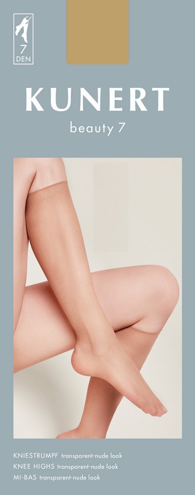 Ultraleichte Kniestrmpfe im Nude-Look Beauty 7 von Kunert