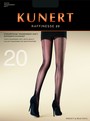 Elegante Feinstrumpfhose mit rckwrtiger Naht Raffinesse von KUNERT, 20 DEN, hautfarben mit schwarzer Naht, Gr. S