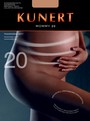 Transparente Schwangerschaftsstrumpfhose Mommy 20 von KUNERT, hautfarben, Gr. XS