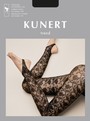 Stegleggings mit elegantem, floralem Spitzenmuster von Kunert, schwarz, Gr. S