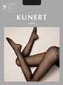 Elegante Feinstrumpfhose mit Lingerie-Optik von KUNERT, schwarz, Gr. S