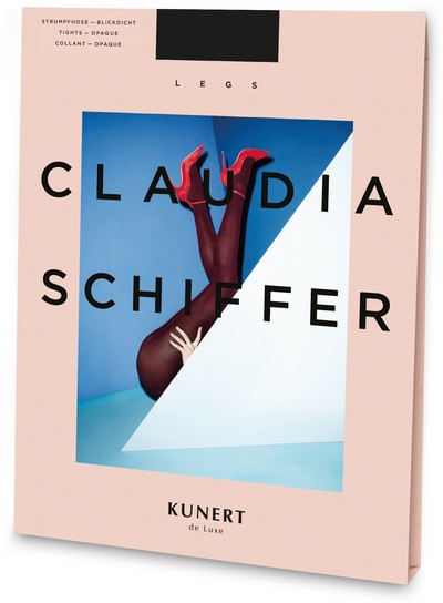 KUNERT de Luxe Claudia Schiffer Legs - Blickdichte, matte Strumpfhose, new red, Gr. M