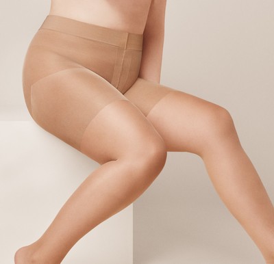 Feinstrumpfhose f�r weibliche Formen Curvy 20 True Beauty von Kunert, schwarz, Gr. 5XL
