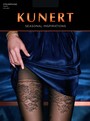 Elegante Strumpfhose mit floralen Lurex-Elementen Floral Glam von KUNERT, schwarz, Gr. L