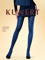 Elegante glnzende Strumpfhose mit Hahnentrittmuster von KUNERT