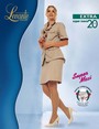 Glatte Feinstrumpfhose für weite Größen Extra 20 von Levante, 20 DEN, naturel, Gr. XXL Glatte Feinstrumpfhose für weite Größen Extra 20 von Levante, 20 DEN, naturel, Gr. XXL