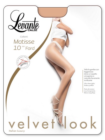 Glatte Feinstrumpfhose mit Make-up-Effekt Matisse von Levante, 10 DEN, naturel, Gr. 2