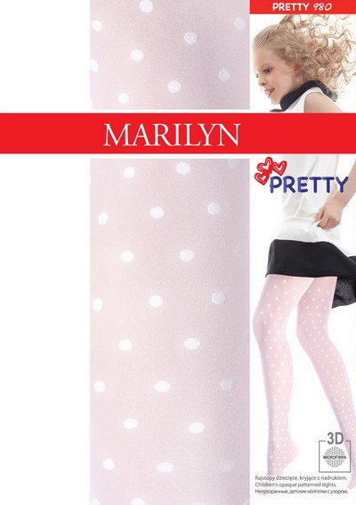 Strumpfhosen fr Mdchen mit Pnktchen Pretty von Marilyn, 40 DEN