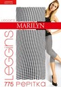 Elegante Capri-Leggings mit Hahnentrittmuster Pepitka, 120 DEN Elegante Capri-Leggings mit Hahnentrittmuster Pepitka, 120 DEN