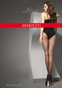 Klassisch elegante Nahtstrumpfhose von Marilyn, 20 DEN, schwarz, Gr. M