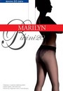 Glatte Feinstrumpfhose mit dekorativem Höschenteil Bikini von Marilyn, 20 DEN, schwarz, Gr. L