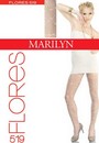 Elegante Damenstrumpfhose mit dezentem floralem Muster Flores von Marilyn, 20 DEN