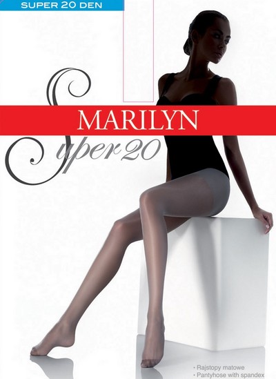 Klassische glatte Feinstrumpfhosen Super 20 DEN von Marilyn, glace, Gr. 5 Klassische glatte Feinstrumpfhosen Super 20 DEN von Marilyn, glace, Gr. 5