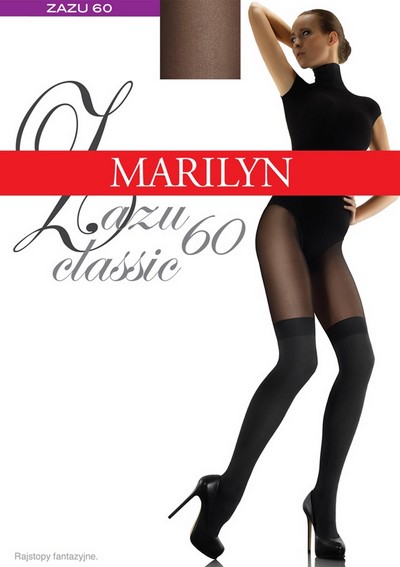 Strumpfhose in angesagtem Overknee-Look Zazu Classic 60 DEN, schwarz, Gr. M/L Strumpfhose in angesagtem Overknee-Look Zazu Classic 60 DEN, schwarz, Gr. M/L