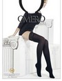Blickdichte glatte halterlose Strümpfe mit elegantem Zierband Iride von Omero, schwarz, Gr. S Blickdichte glatte halterlose Strümpfe mit elegantem Zierband Iride von Omero, schwarz, Gr. S