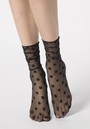 Elegante, leichte Langs�ckchen mit dezentem Blumenmuster von Oroblu, schwarz