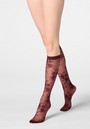 Kniestr�mpfe mit elegantem, floralem Spitzenmuster von Oroblu