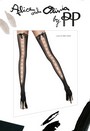 Wunderschne Strumpfhose mit Muster in Schnroptik von Alice und Olivia by Pretty Polly