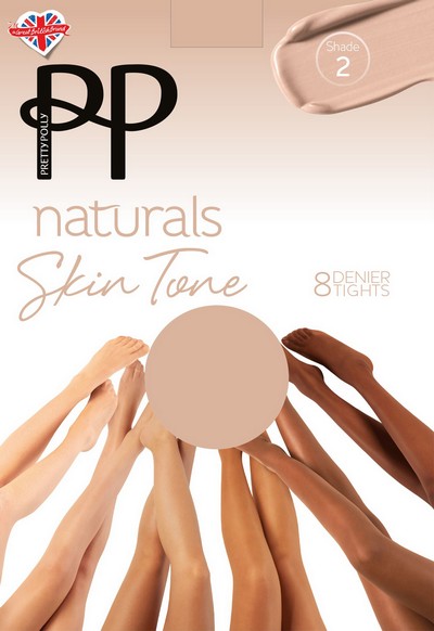 Hauchdnne Feinstrumpfhose fr alle Hauttypen Naturals Skin Tones 8 DEN von Pretty Polly