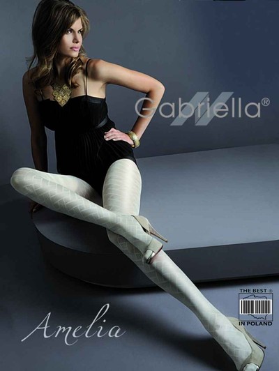 Elegante Strumpfhose Amelia mit durchgehendem Muster, cyklamen, Gr. 3 Elegante Strumpfhose Amelia mit durchgehendem Muster, cyklamen, Gr. 3